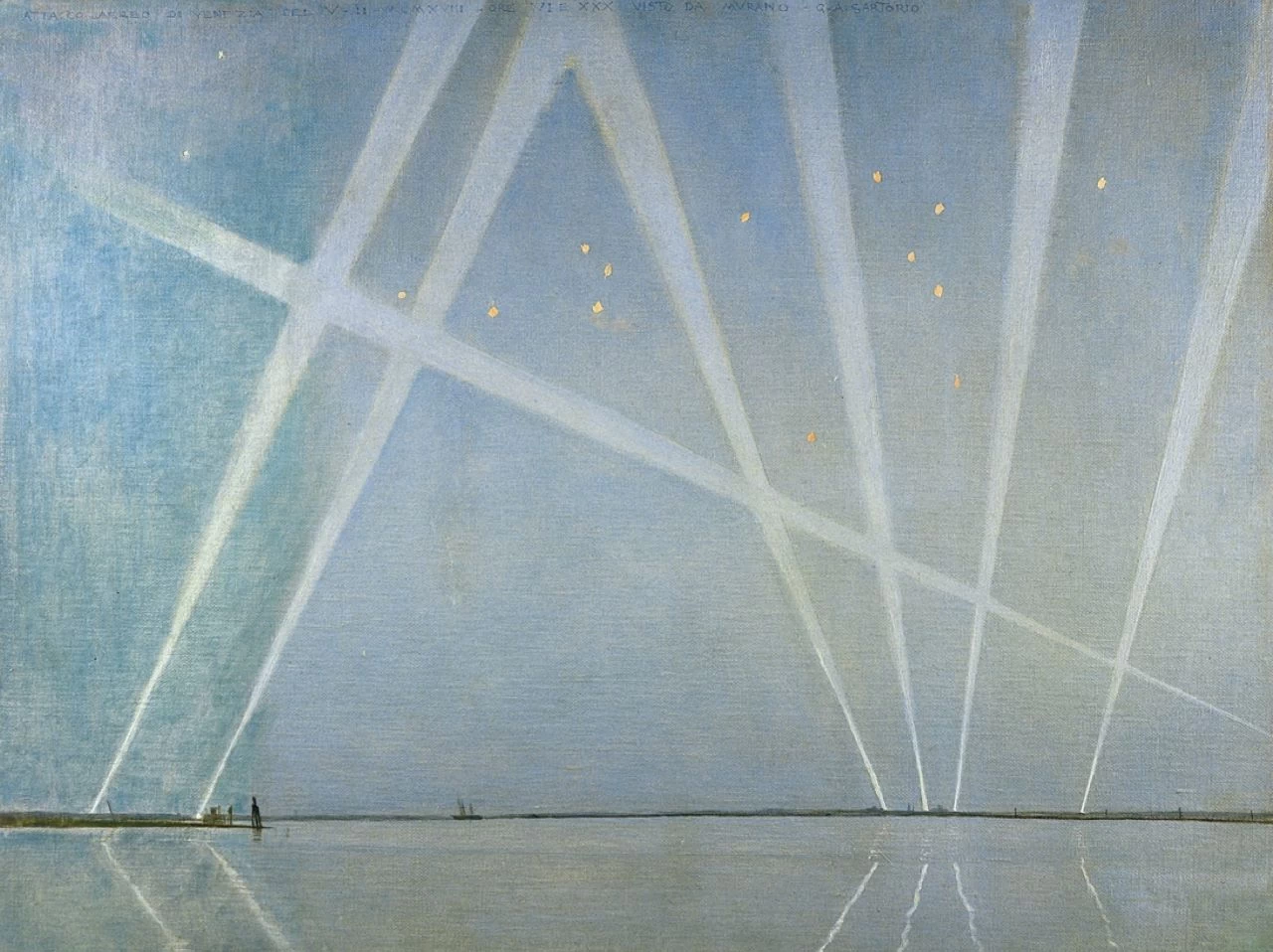 Attacco aereo di Venezia - Fondo G.A. Sartorio. Palazzo della Farnesina, Roma